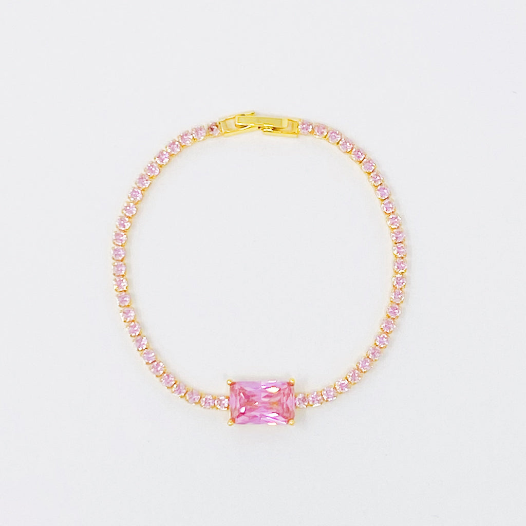 Precious Pendant Tennis Bracelet
