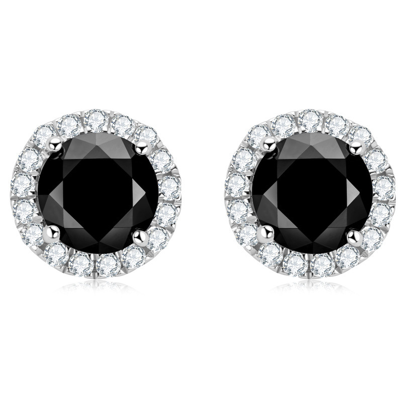 Exquisite Moissanite Stud Earrings