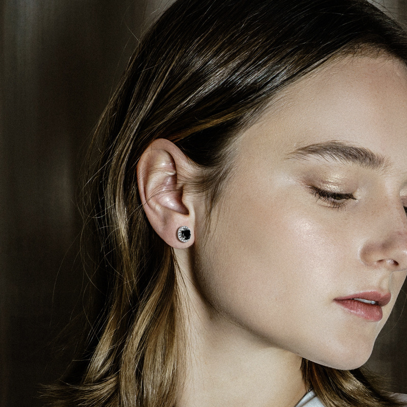 Exquisite Moissanite Stud Earrings