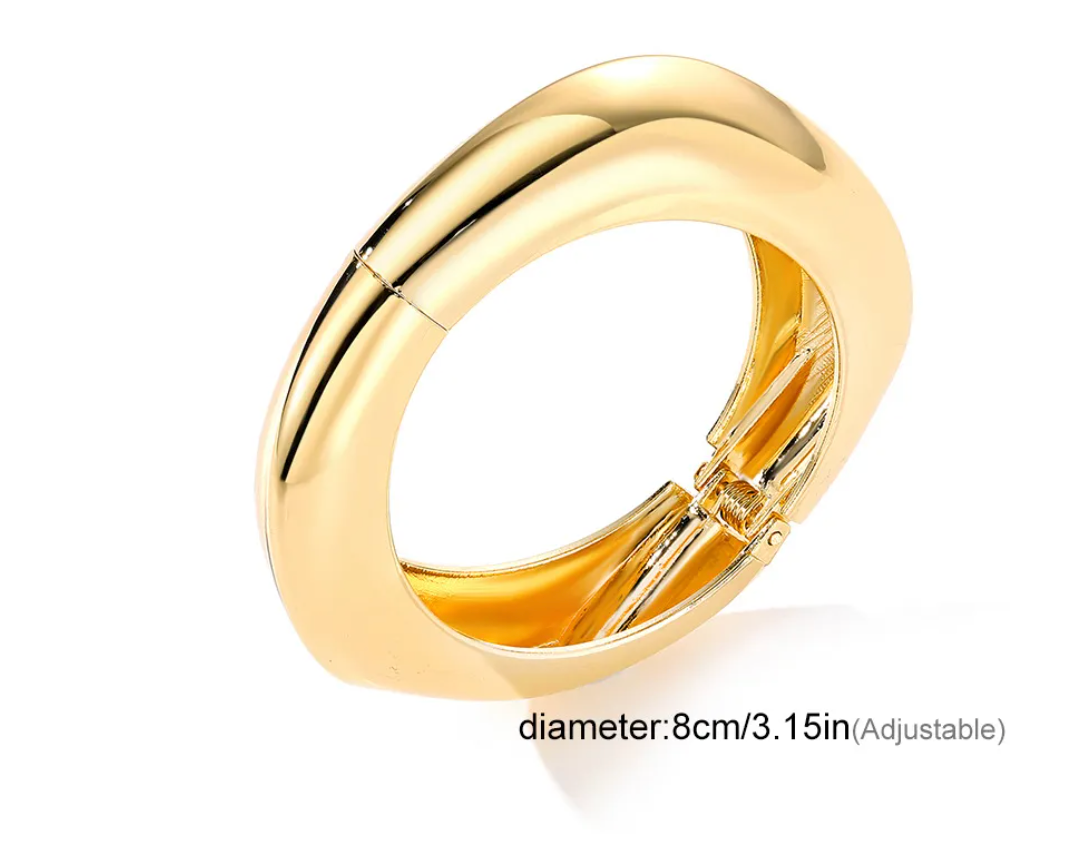 Glossy Metal Bracelet