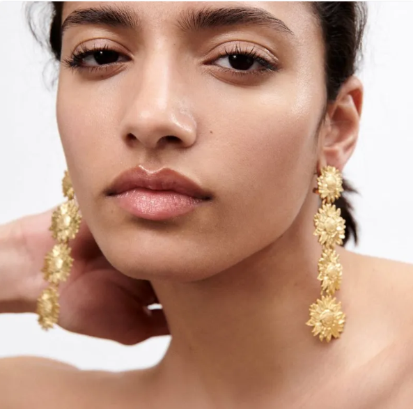 Rustic Hoop Earrings