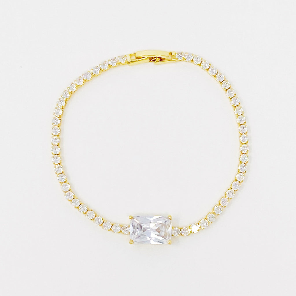Precious Pendant Tennis Bracelet