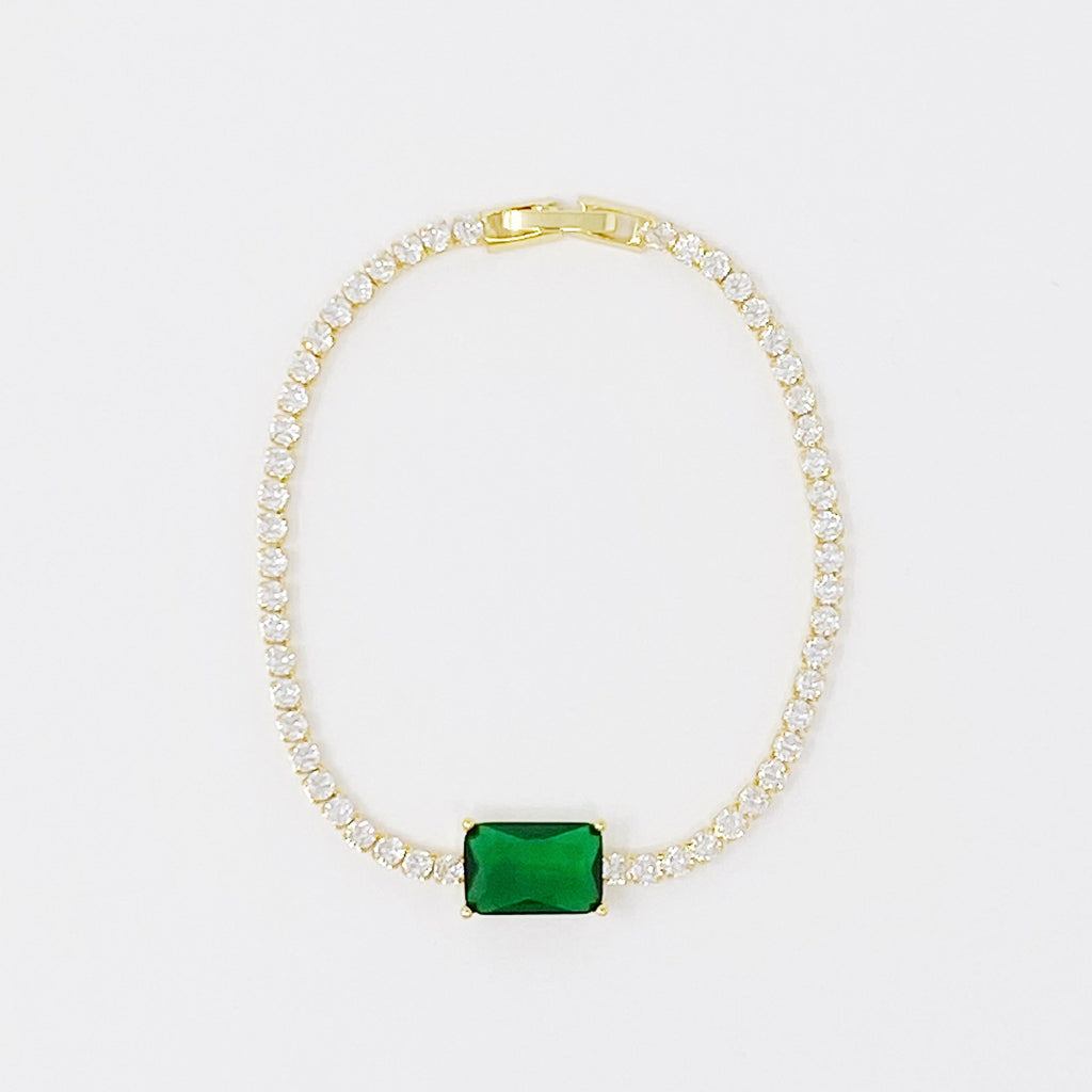 Precious Pendant Tennis Bracelet